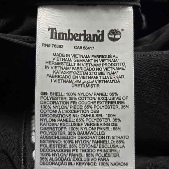 Timberland DWR Trail Pullover Jacket Only Mens Medium Lightweight Outdoor Active - Picture 14 of 15